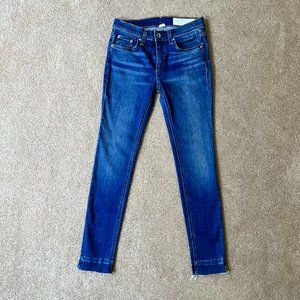 Rag and Bone Ankle Skinny Jeans Mid-Rise